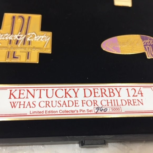 Kentucky Derby 124 WHAS CRUSADE FOR CHILDREN Collector 5 Pin Set 1998 - Picture 10 of 13